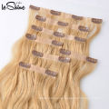 Häutchen Aligned Hair Blonde Double Drawn Dicke Enden Hohe Qualität